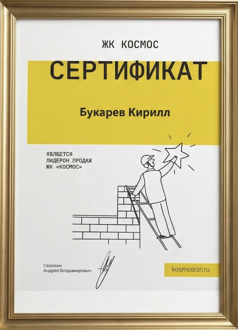 Сертификат 2